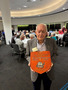 No 9 Squadron Association  ANZAC reunion photo gallery - Jack Lennox, the custodian, & champion, holding a plaque won by 9SQN ground crew in a Boat Race 